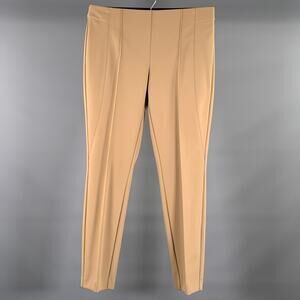 LAFAYETTE 148 Size 8 Tan Polyamide Bend Trouser Cut Casual Pants